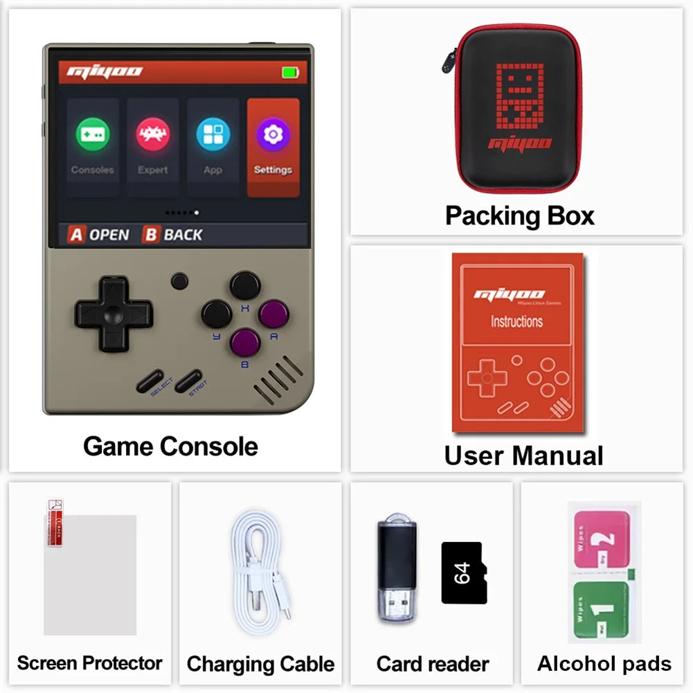 Miyoo Mini Plus Retro Handheld Game Console Emulator