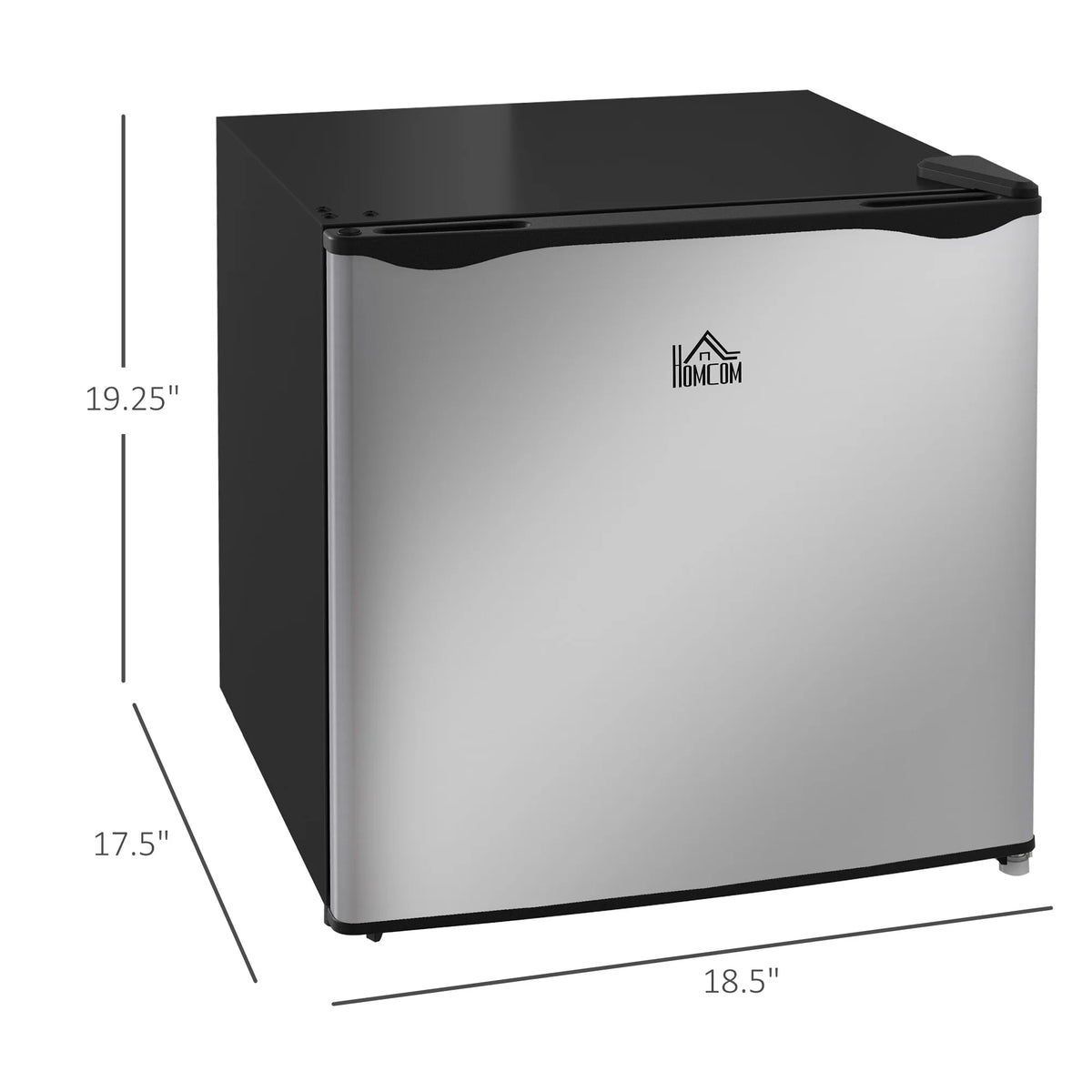 HOMCOM Compact Upright Freezer With Removable Shelf And Reversible Door