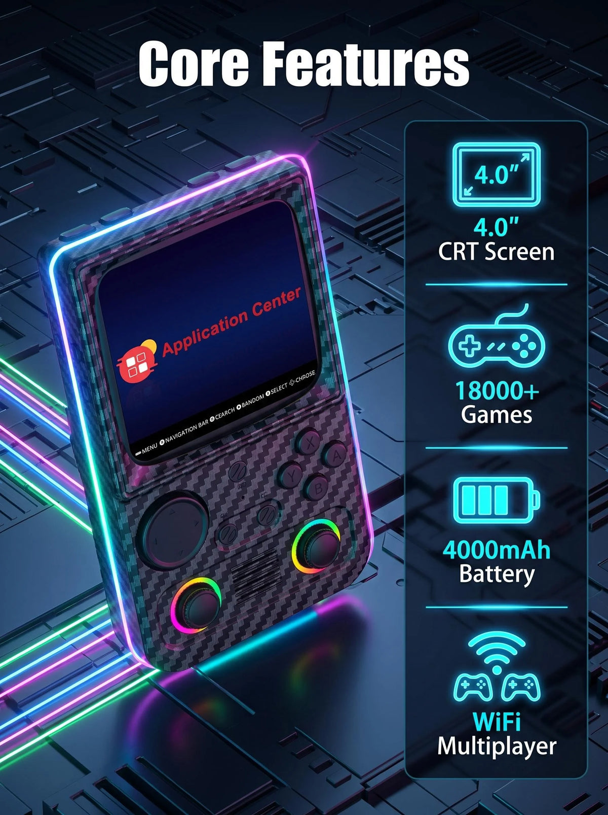 AISLPC R36T MAX Retro Handheld Game Console With WiFi Multiplayer