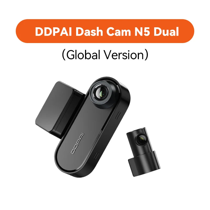 DDPai Dual 4K Dash Camera Featuring Front Rear Recording System