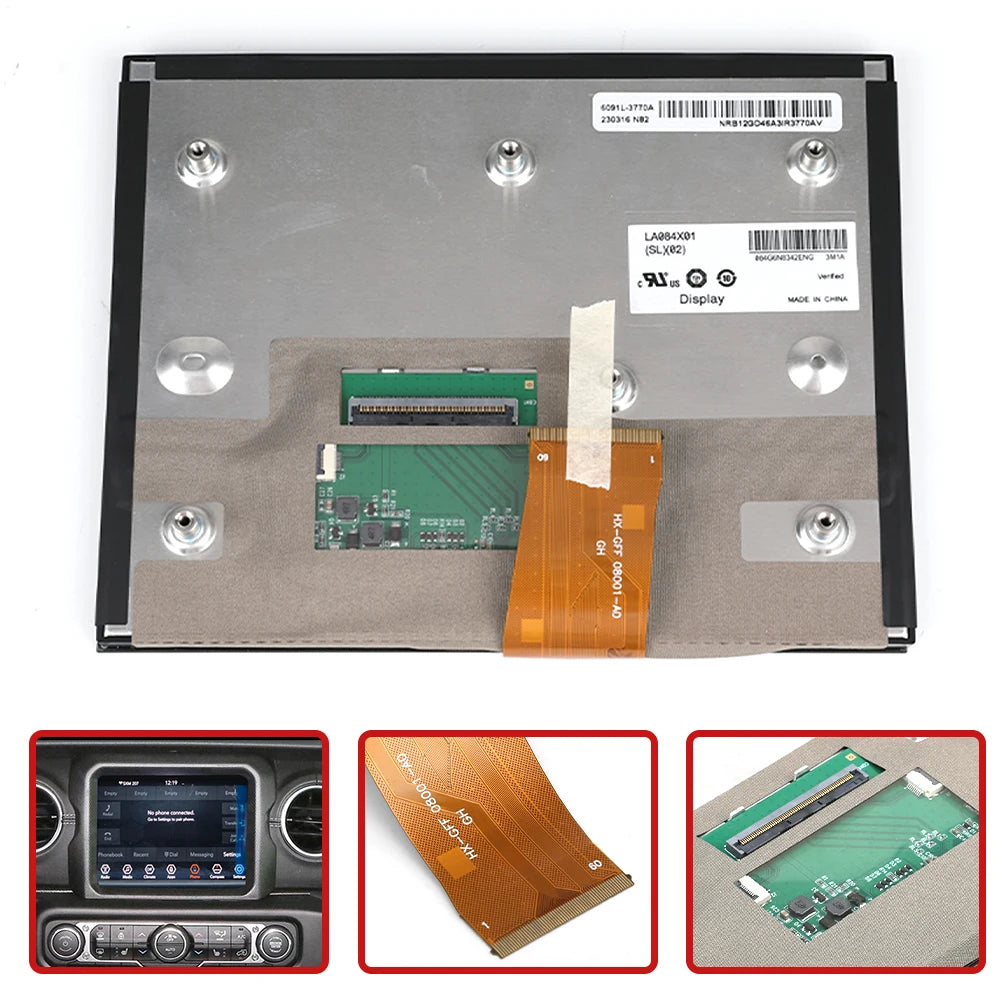 Elacame Lcd Touch Screen Monitor For Chrysler Jeep Compass