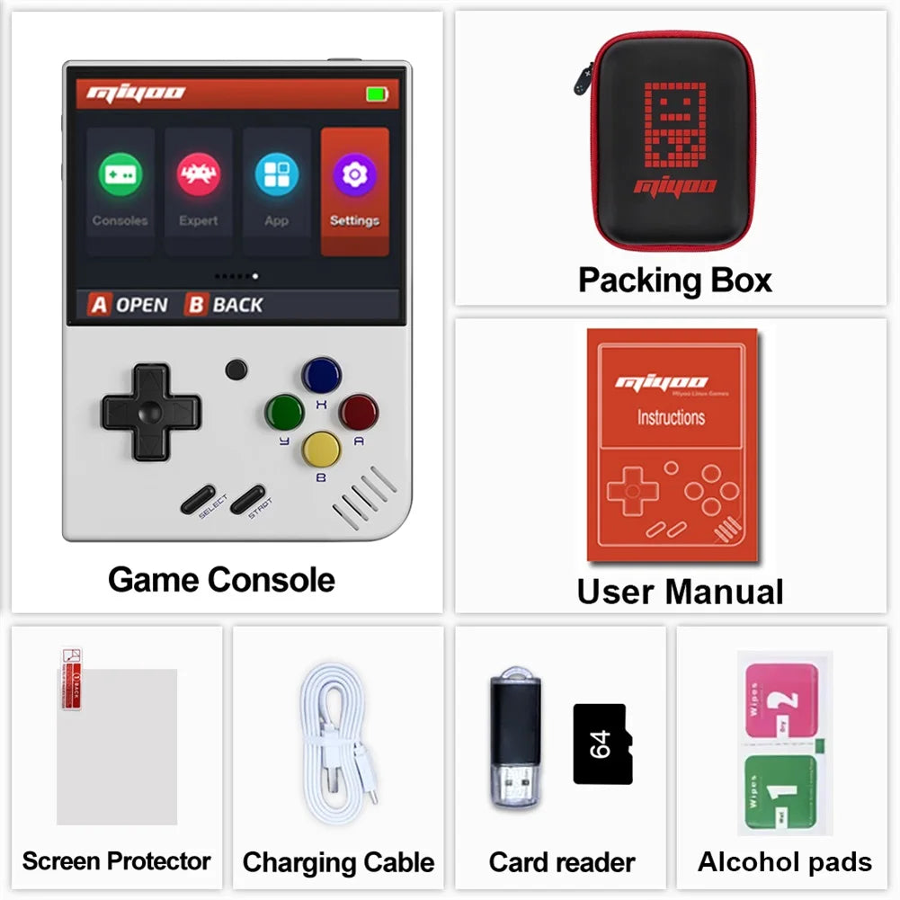 Miyoo Mini Plus Retro Handheld Game Console Emulator