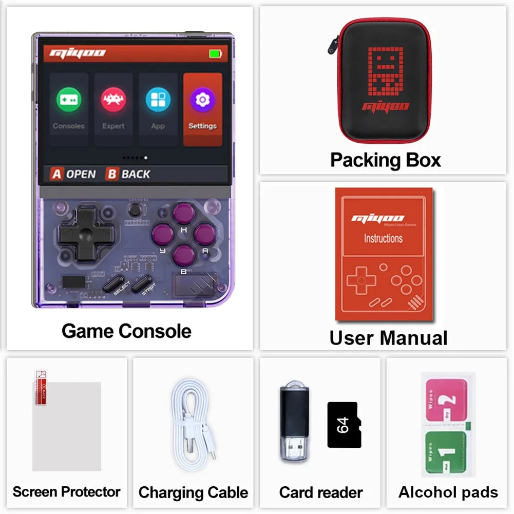 Miyoo Mini Plus Retro Handheld Game Console Emulator