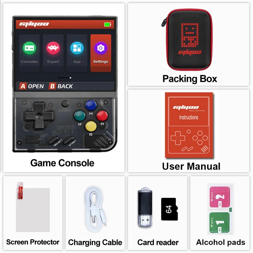 Miyoo Mini Plus Retro Handheld Game Console Emulator