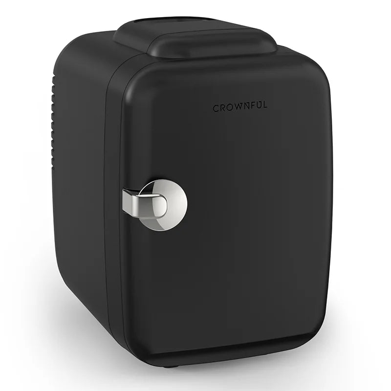 Crownful Heated Cooling Mini Refrigerator Perfect For Beauty And Skincare