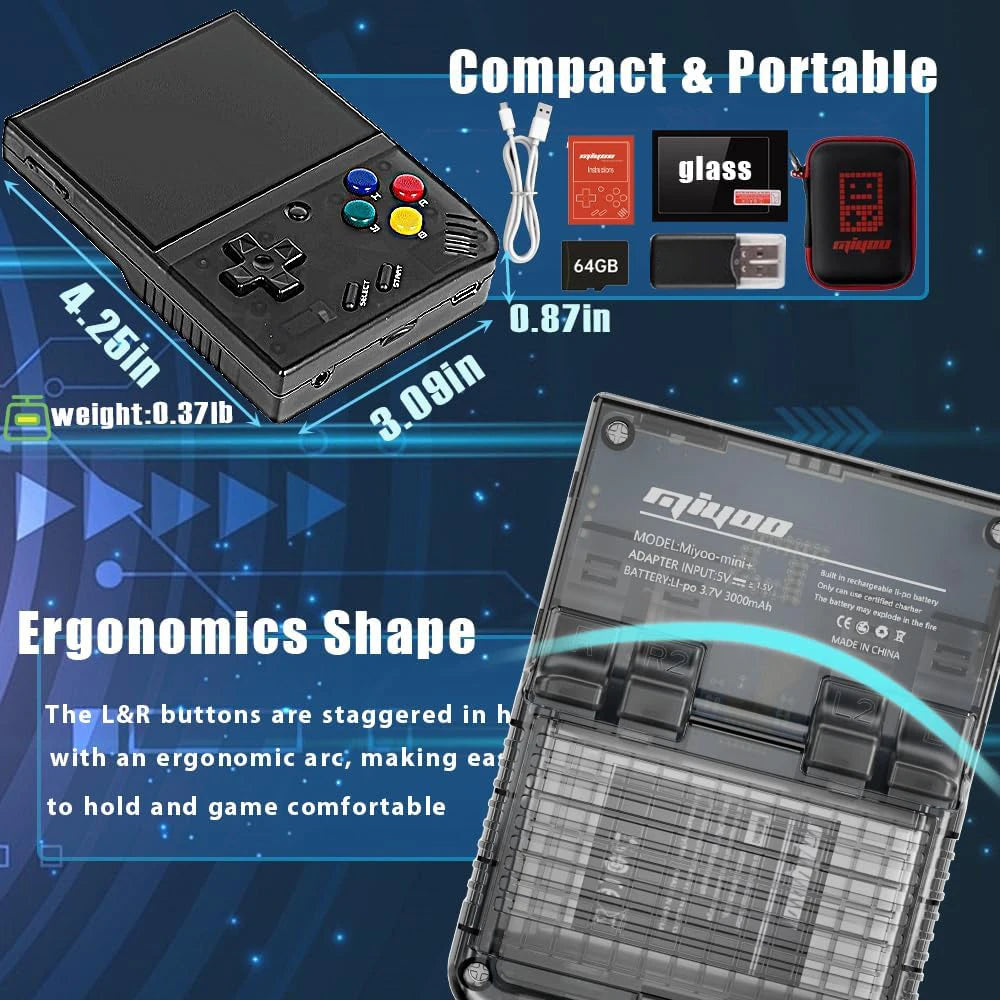 Miyoo Mini Plus Retro Handheld Game Console Emulator