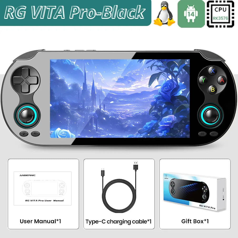 Anbernic RG Vita Android Handheld Retro Gaming Console With WiFi Support