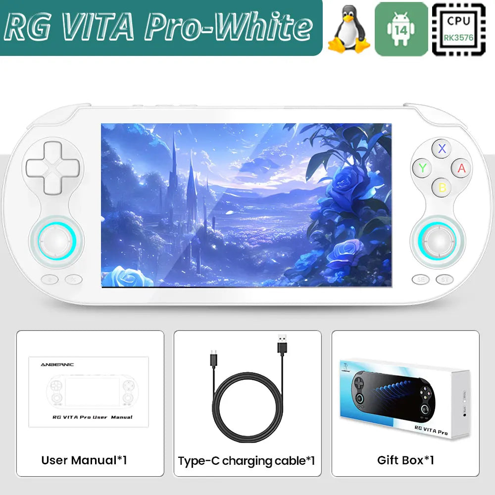 Anbernic RG Vita Android Handheld Retro Gaming Console With WiFi Support