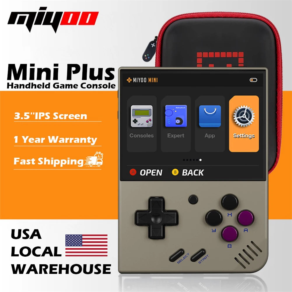 Miyoo Mini Plus Retro Handheld Game Console Emulator