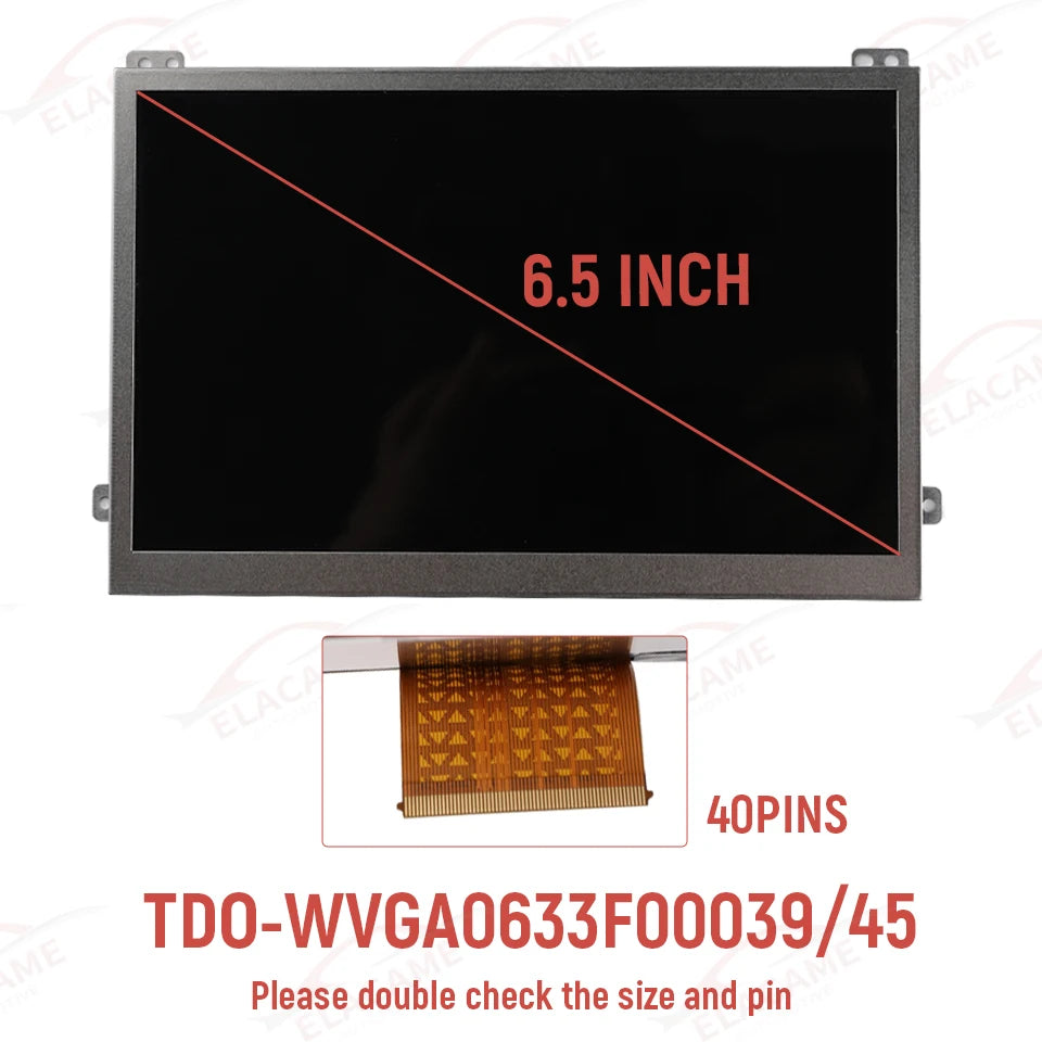 Elacame LCD Touch Screen Replacement For Volkswagen MIB Radio Display