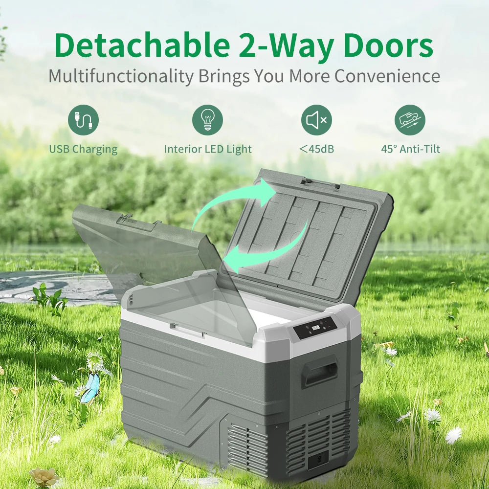 Alpicool 12V 24V Compressor Car Refrigerator Portable Fridge Freezer