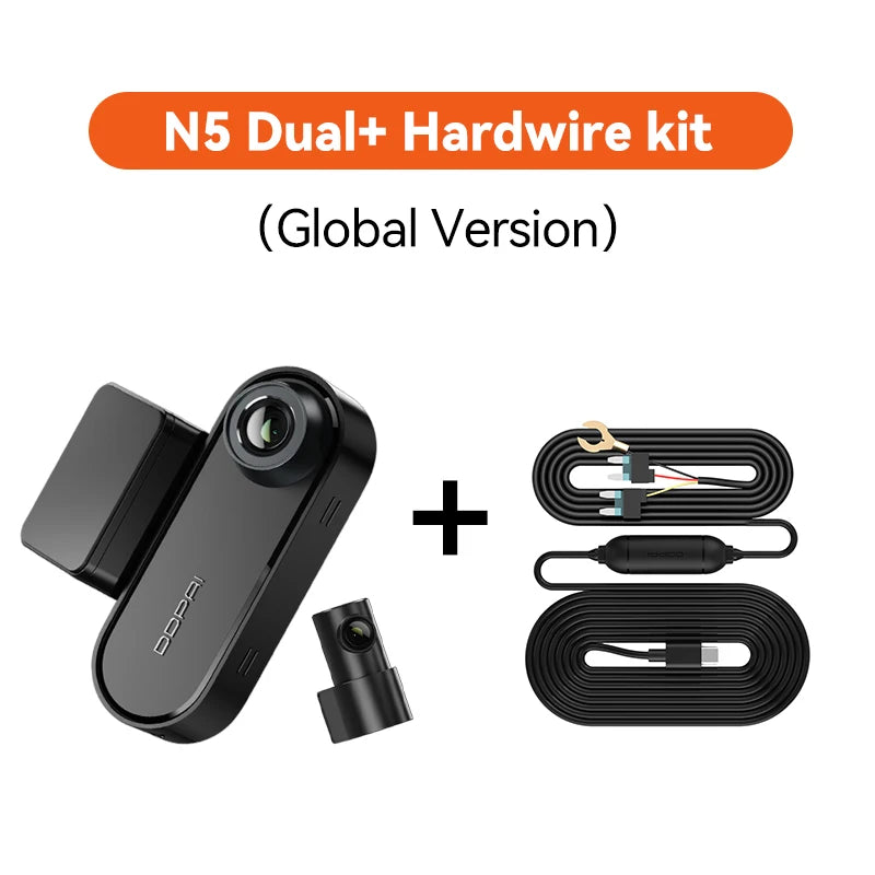 DDPai Dual 4K Dash Camera Featuring Front Rear Recording System